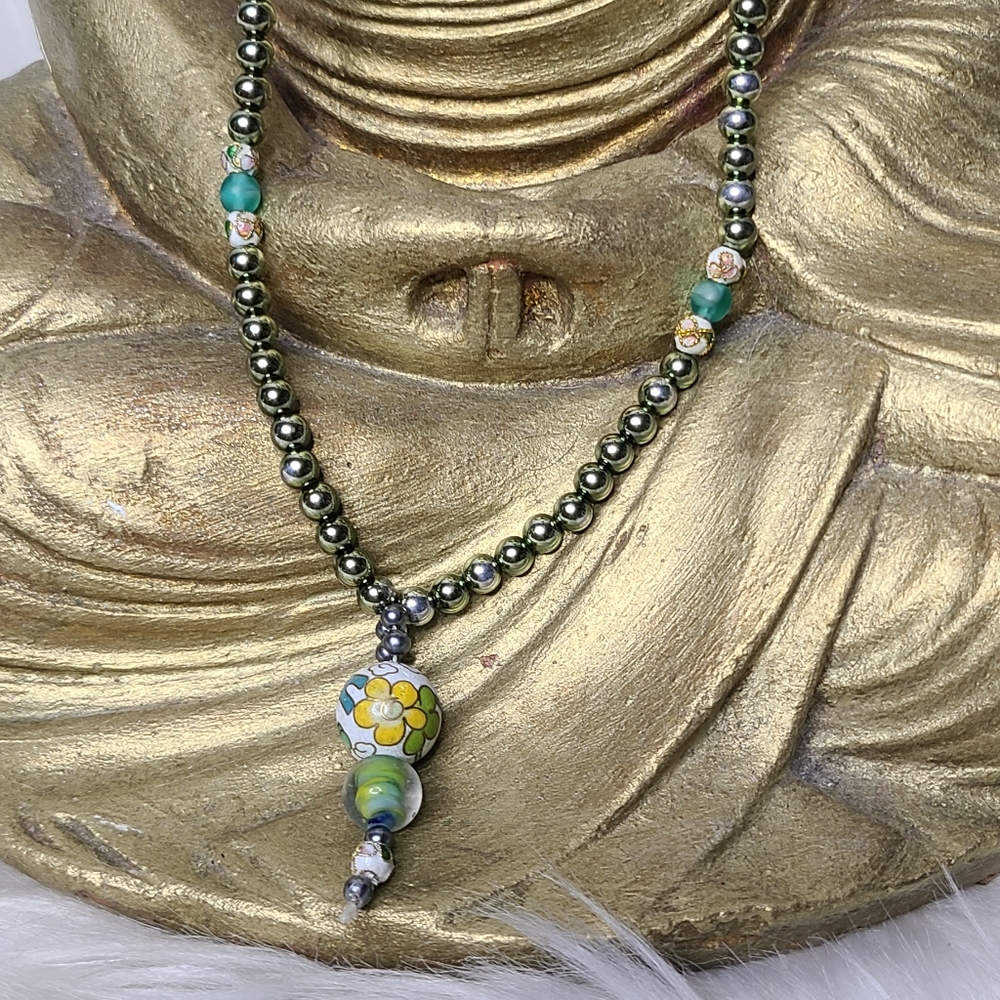 Mala beads necklace bracelet meditation 108 beads - Picture 4 of 5